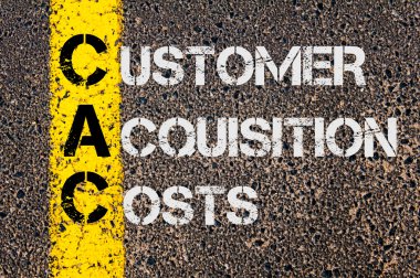 Business Acronym CAC as Customer Acquisition Costs