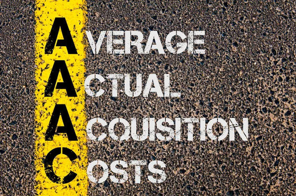 Business Acronym AAAC as Average Actual Acquisition Costs — ストック写真