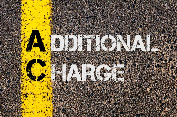 Business Acronym AC as Additional Charge — Stock fotografie