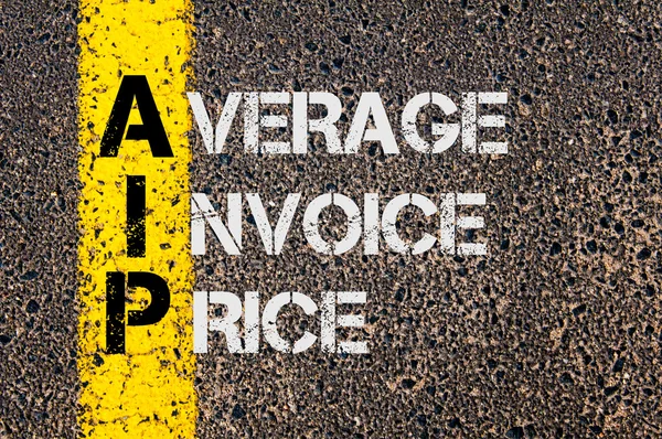 Business Acronym AIP as Average Invoice Price — Stock fotografie