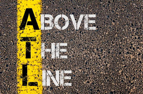 Business Acronym ATL as Above The Line — Zdjęcie stockowe