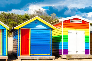 Banyo kutulara Brighton Beach, Avustralya