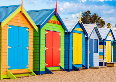 Banyo kutulara Brighton Beach, Avustralya