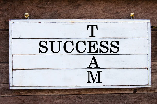 Вдохновляющее послание - Success Team — стоковое фото