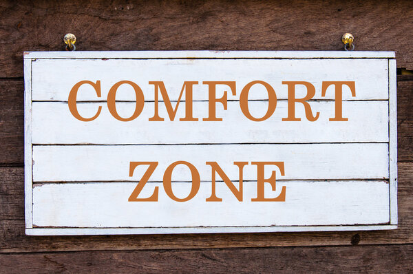 Inspirational message - Comfort Zone