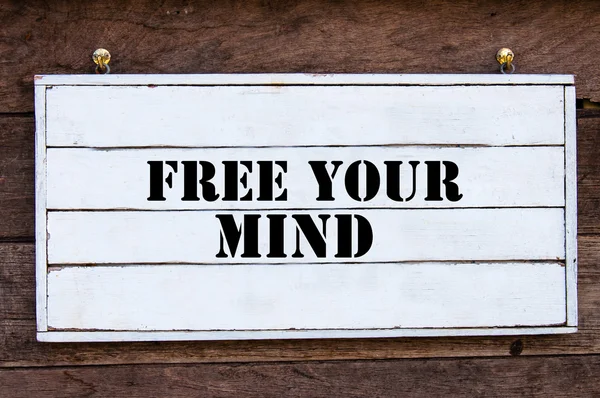 Inspirational message - Free Your Mind — Stock fotografie