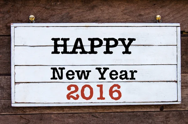 Mensaje inspirador - Feliz Año Nuevo 2016 — Foto de Stock