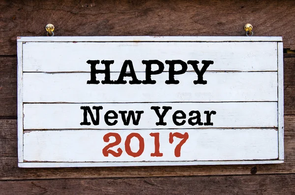 Inspirerande budskap - Happy New Year 2017 — Stockfoto