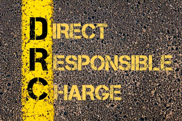 Acronyme d'entreprise RDC comme FRAIS RESPONSABLES DIRECTS — Photo