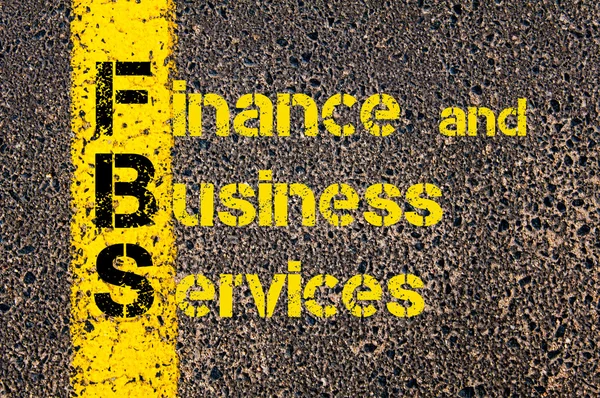 Business Acronym FBS as Finance and Business Services — Zdjęcie stockowe