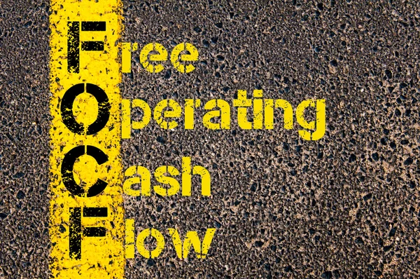 Acrónimo de negocio FOCF as Free Operating Cash Flow — Foto de Stock