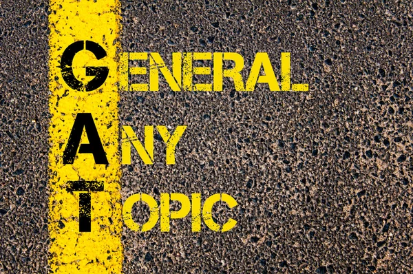 Business Acronym GAT as General Any Topic — Stockfoto