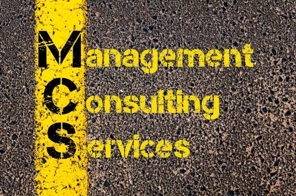 Acronyme d'entreprise MCS as Management Consulting Services — Photo