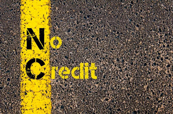 Business Acronimo NC come nessun credito — Foto Stock