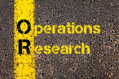 Accounting Business Acronym OR Operations Research