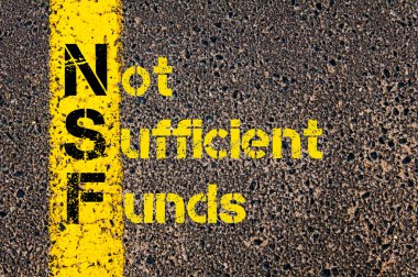 Business Acronym NSF as Non Sufficient Funds