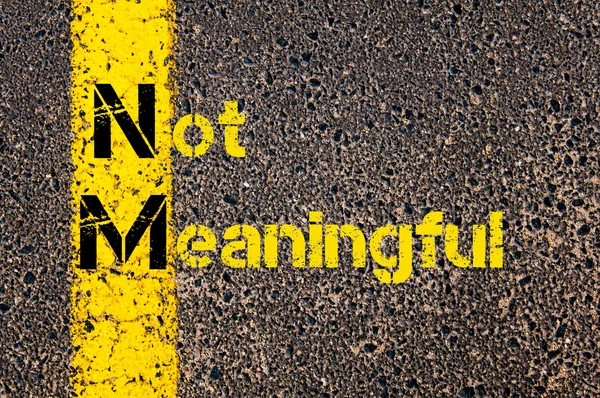 Business Acronym NM as Not Meaningful — Stockfoto