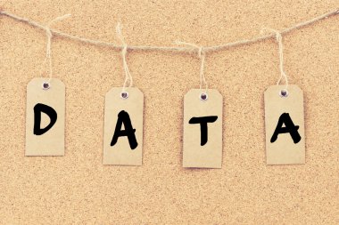 Word veri ile vintage grunge Etiketler