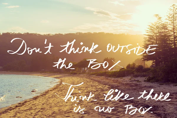 Sunset beach arka plan üzerinde el yazısı metin