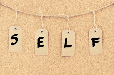 Word ile kendini vintage grunge Etiketler