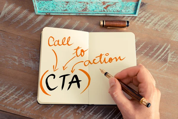 Business Acronym CTA CALL TO ACTION — стокове фото