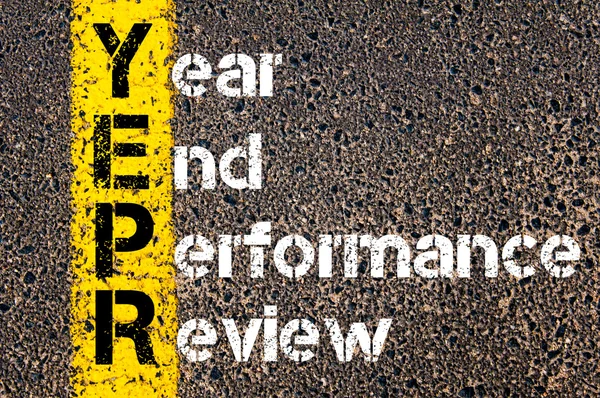 Business Acronym YEPR YEAR END PERFORMANCE REVIEW — Stock fotografie