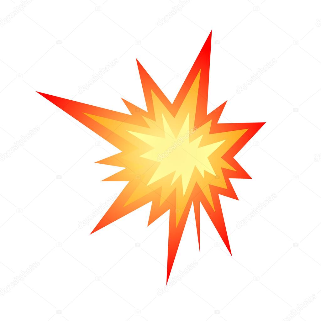 Star Bursting Boomcomic Book Explosion Hand Drawn Vector Illustration
