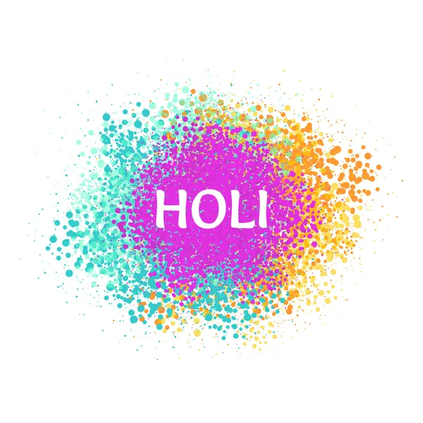 Holi colourful background. — Stock Vector