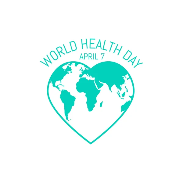 Concepto del Día Mundial de la Salud. — Archivo Imágenes Vectoriales