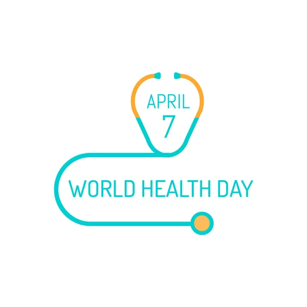 World health day concept. — Stock Vector