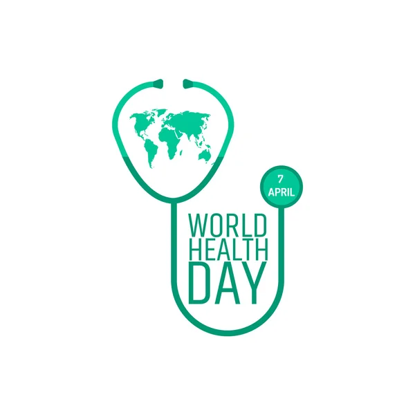 Concepto del Día Mundial de la Salud. — Archivo Imágenes Vectoriales