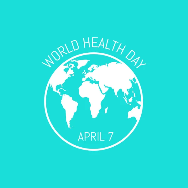 Παγκόσμια Ημέρα Υγείας Concept. — Διανυσματικό Αρχείο