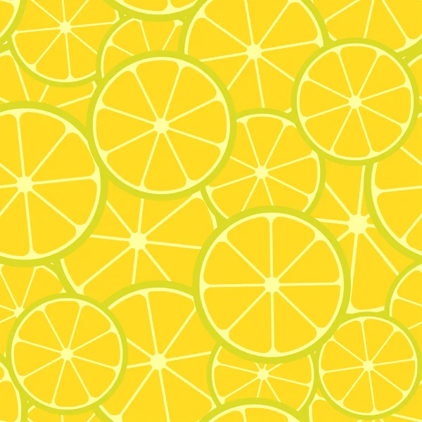 Citrus naadloze patroon. — Stockvector