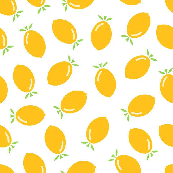 Citrus naadloze patroon. — Stockvector