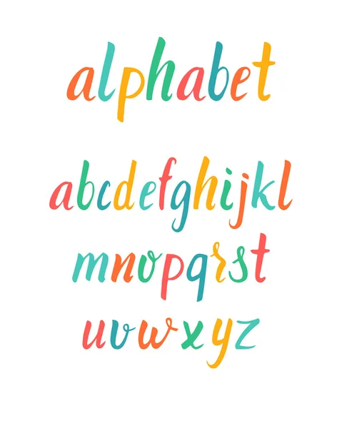 Handgezeichnetes Alphabet. lizenzfreie Stockillustrationen