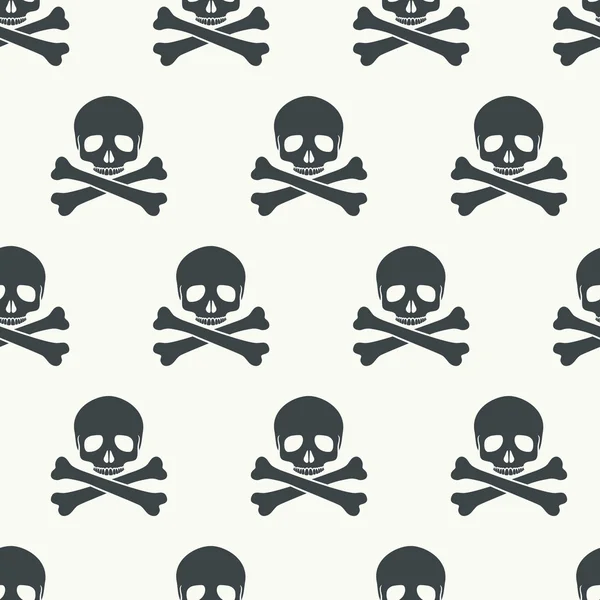 Seamless pattern with skulls. — Stock Vector