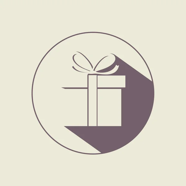 Gift box icon. — Stock Vector