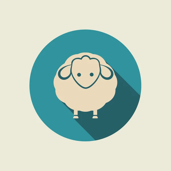 Ikona owiec. — Wektor stockowy