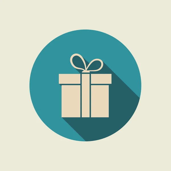 Gift box icon. — Stock Vector