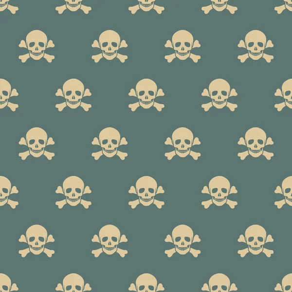 Seamless pattern with skulls. — Stock Vector