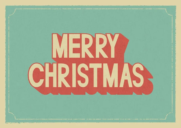 Buon Natale poster. — Vettoriale Stock