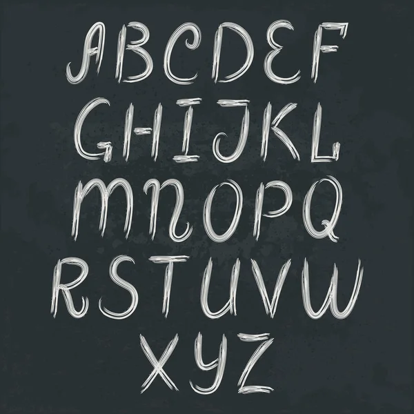 Alphabet manuscrit . — Image vectorielle