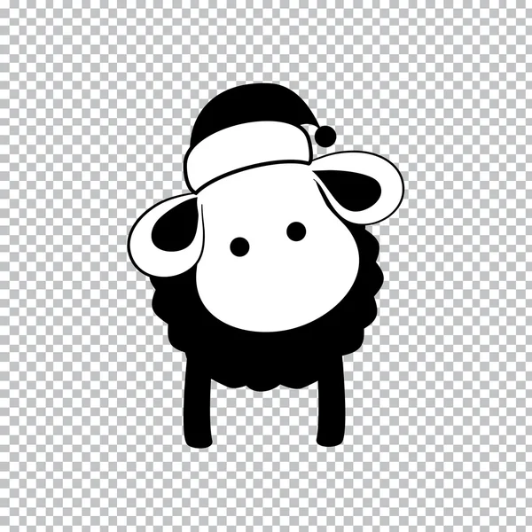 Icono de oveja . — Vector de stock