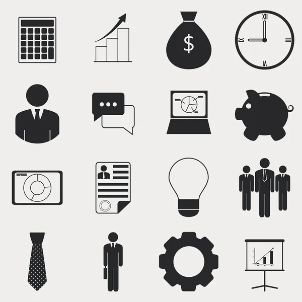 Iconos de negocios — Vector de stock