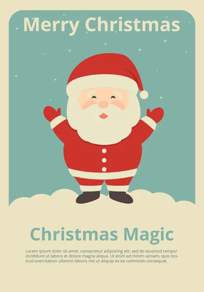 Christmas poster. — Stock Vector