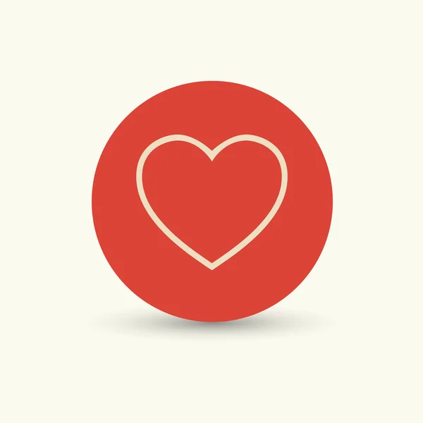 Heart icon illustration. — Stock Vector