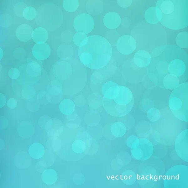 Blå bokeh bakgrund — Stock vektor