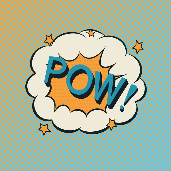 Pow komik konuşma balonu