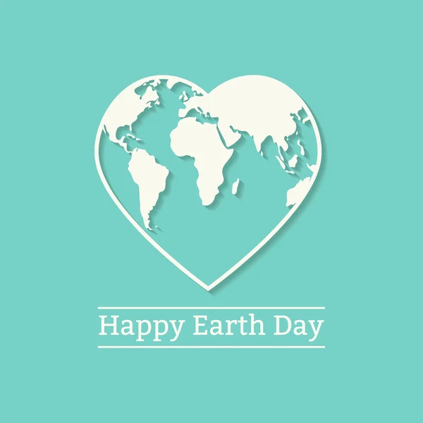 Earth Day card — Stock Vector