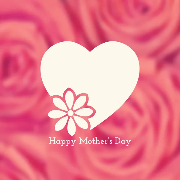 Cartão feliz Dia da Mãe . —  Vetores de Stock